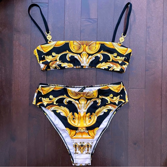 Versace Other - VERSACE BAROCCO BIKINI SET
